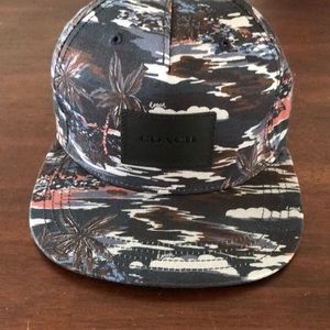 Coach Hat Worn twice leather strap